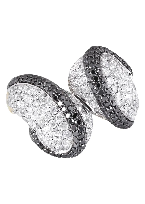 Heart - Shaped Women's Diamond Rings in Rose Gold for a Romantic and Symbolic Gift14K Ladies Black Diamond Cocktail Ring | 3.39 Carats | 10.15 Grams Heart - Shaped Women's Diamond Rings in Rose Gold for a Romantic and Symbolic Gift14K Ladies Black Diamond Cocktail Ring | 3.39 Carats | 10.15 Grams