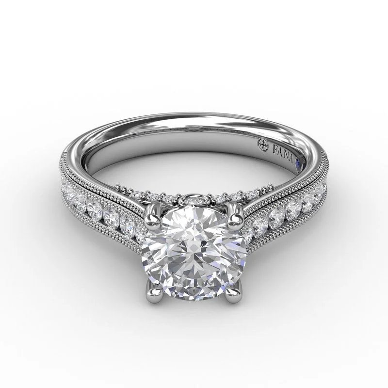 Marquise - Cut Women's Diamond Rings in Palladium for a Unique and Elongated ShapeFana 14K White Gold .40ctw 4 Prong Style Diamond Semi-Mount Engagement Ring Marquise - Cut Women's Diamond Rings in Palladium for a Unique and Elongated ShapeFana 14K White Gold .40ctw 4 Prong Style Diamond Semi-Mount Engagement Ring