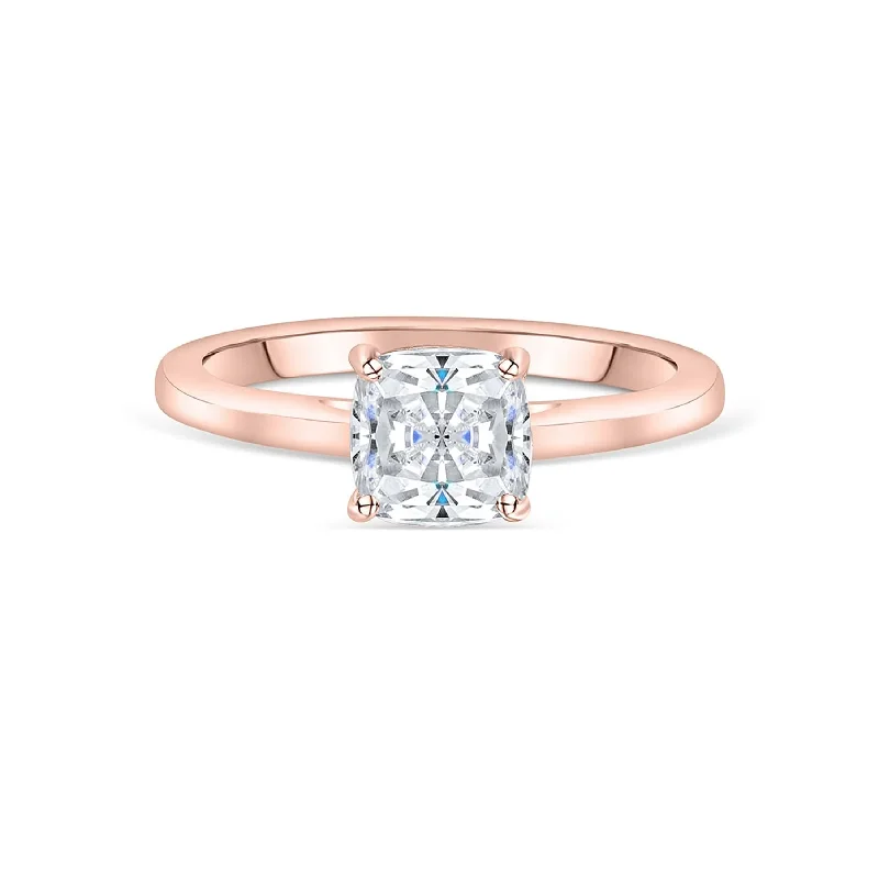 Men's Moonstone Engagement Rings in Silver - Plated Copper with a Celtic Knot PatternThe Layla - Rose Gold Men's Moonstone Engagement Rings in Silver - Plated Copper with a Celtic Knot PatternThe Layla - Rose Gold