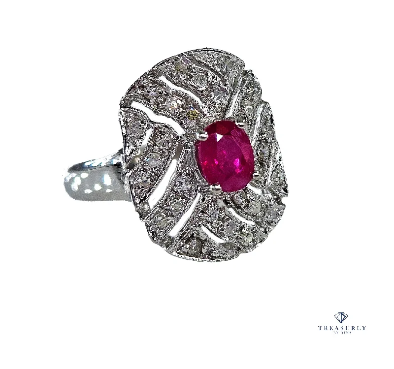 Opal Gemstone Rings in Rose Gold with a Milgrain Edge for a Feminine and Romantic StyleVintage Art Deco Style 0.75Carat Oval Ruby and Diamond 14k White Gold Ring Opal Gemstone Rings in Rose Gold with a Milgrain Edge for a Feminine and Romantic StyleVintage Art Deco Style 0.75Carat Oval Ruby and Diamond 14k White Gold Ring