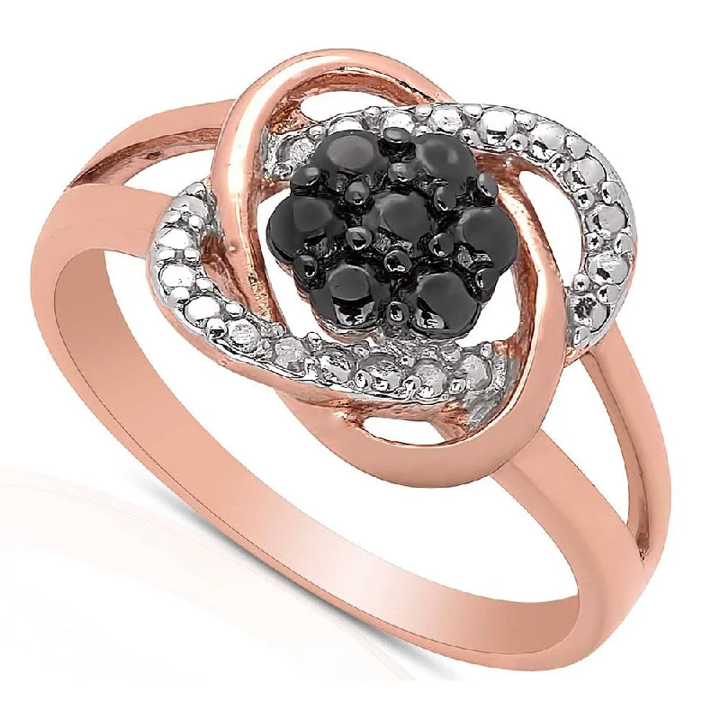 Adjustable Fashion Rings in Leather and Brass with a Tribal - Inspired DesignFinesque Rose Gold Over Sterling Silver Diamond Accent Love Knot Design Ring Adjustable Fashion Rings in Leather and Brass with a Tribal - Inspired DesignFinesque Rose Gold Over Sterling Silver Diamond Accent Love Knot Design Ring