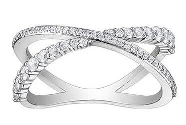 Adjustable Women's Diamond Rings with a Flexible Band for a Comfortable and Custom FitWhite Gold Diamond Ring. Adjustable Women's Diamond Rings with a Flexible Band for a Comfortable and Custom FitWhite Gold Diamond Ring.