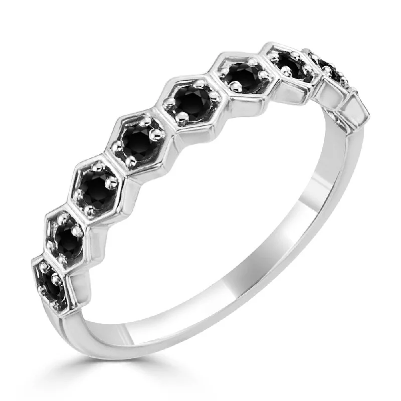 Vintage - Reproduction Fashion Rings in Bronze with Cameo - Style MedallionsAuriya Petite Ultra-Thin Stackable Black Diamond Wedding Band 1/3ct TDW 10K Gold Vintage - Reproduction Fashion Rings in Bronze with Cameo - Style MedallionsAuriya Petite Ultra-Thin Stackable Black Diamond Wedding Band 1/3ct TDW 10K Gold