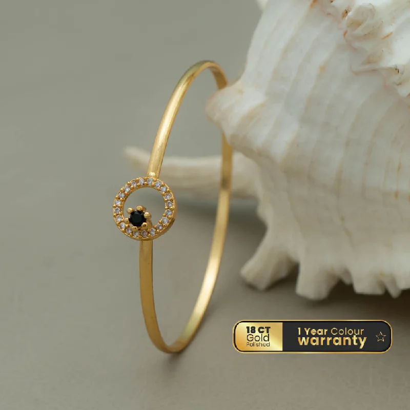 Geometric - Shaped Bangles in Matte Black for a Minimalist AestheticPP101208 - Gold Plated Openable Bangle Geometric - Shaped Bangles in Matte Black for a Minimalist AestheticPP101208 - Gold Plated Openable Bangle