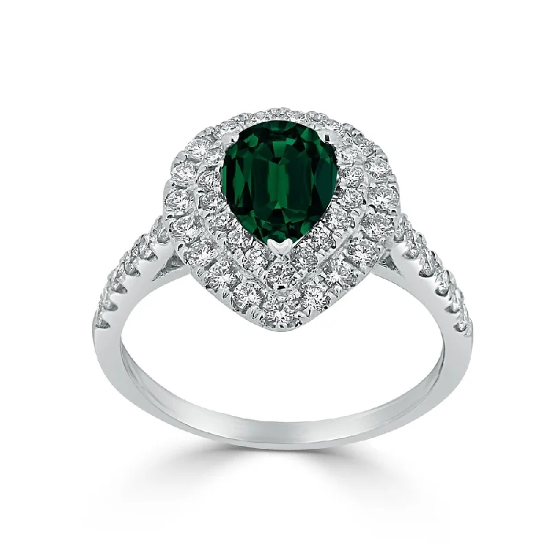 Moonstone Gemstone Rings in Silver - Plated Copper with a Celtic - Inspired Pattern for a Mystical VibeAuriya 1ct Pear Shape Green Emerald Halo Diamond Engagement Ring 5/8ctw 18K Gold Moonstone Gemstone Rings in Silver - Plated Copper with a Celtic - Inspired Pattern for a Mystical VibeAuriya 1ct Pear Shape Green Emerald Halo Diamond Engagement Ring 5/8ctw 18K Gold