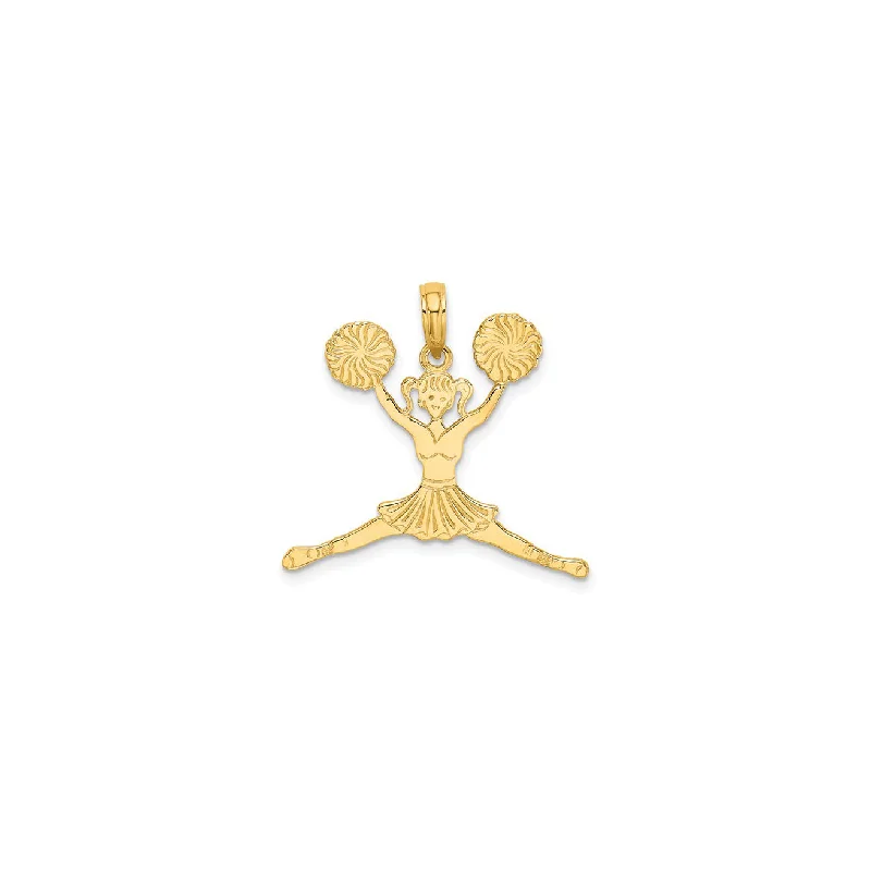 Glow - in - the - Dark Starry Sky Pendant for Nighttime AdventuresJumping Cheerleader with Pom Poms Pendant (14K) Glow - in - the - Dark Starry Sky Pendant for Nighttime AdventuresJumping Cheerleader with Pom Poms Pendant (14K)