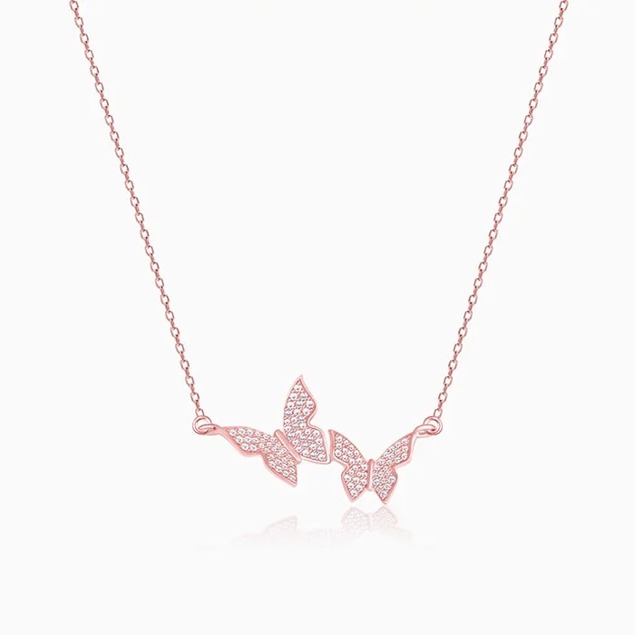 Hammered Copper Tree Pendant Necklace for Nature - Inspired Home Decor EnthusiastsRose Gold Wavering Wings Necklace Hammered Copper Tree Pendant Necklace for Nature - Inspired Home Decor EnthusiastsRose Gold Wavering Wings Necklace